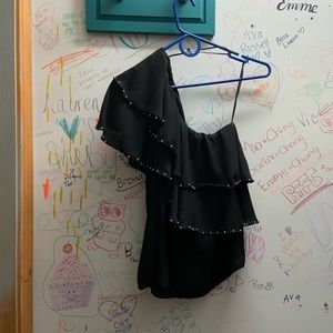 lucky brand off the shoulder top